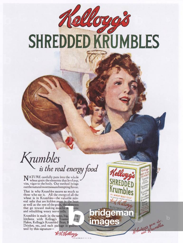 Kellogg's Magazine, advert, USA, 1920s