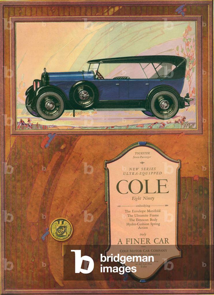 Cole Magazine, advert, USA, 1920s