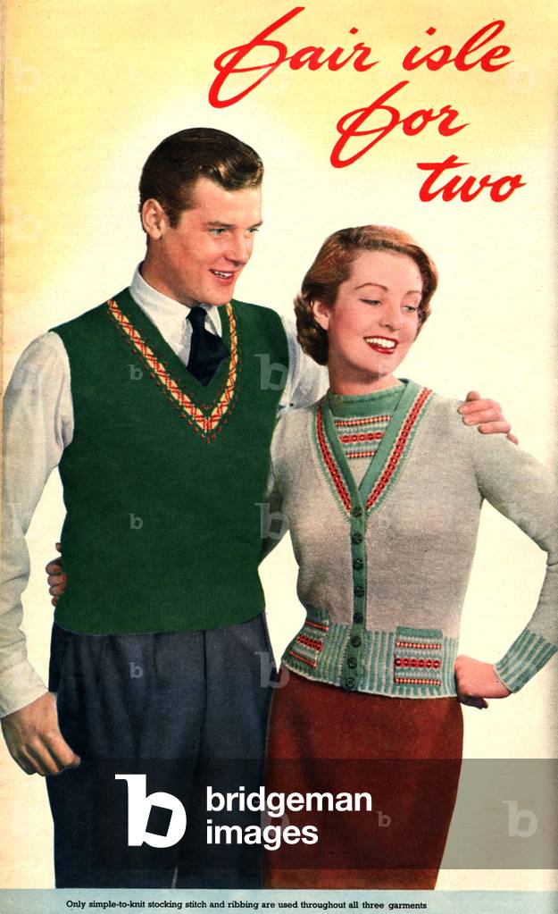 Unisex Knitting Patterns, UK, 1950s