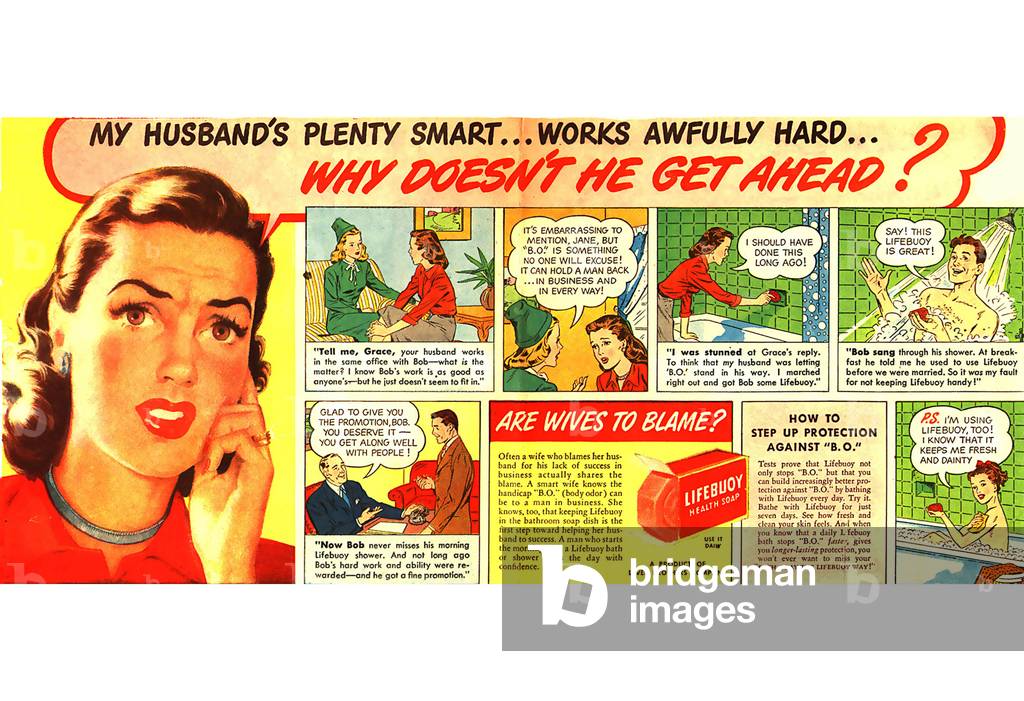 Lifebuoy Magazine Advert, USA, 1940s