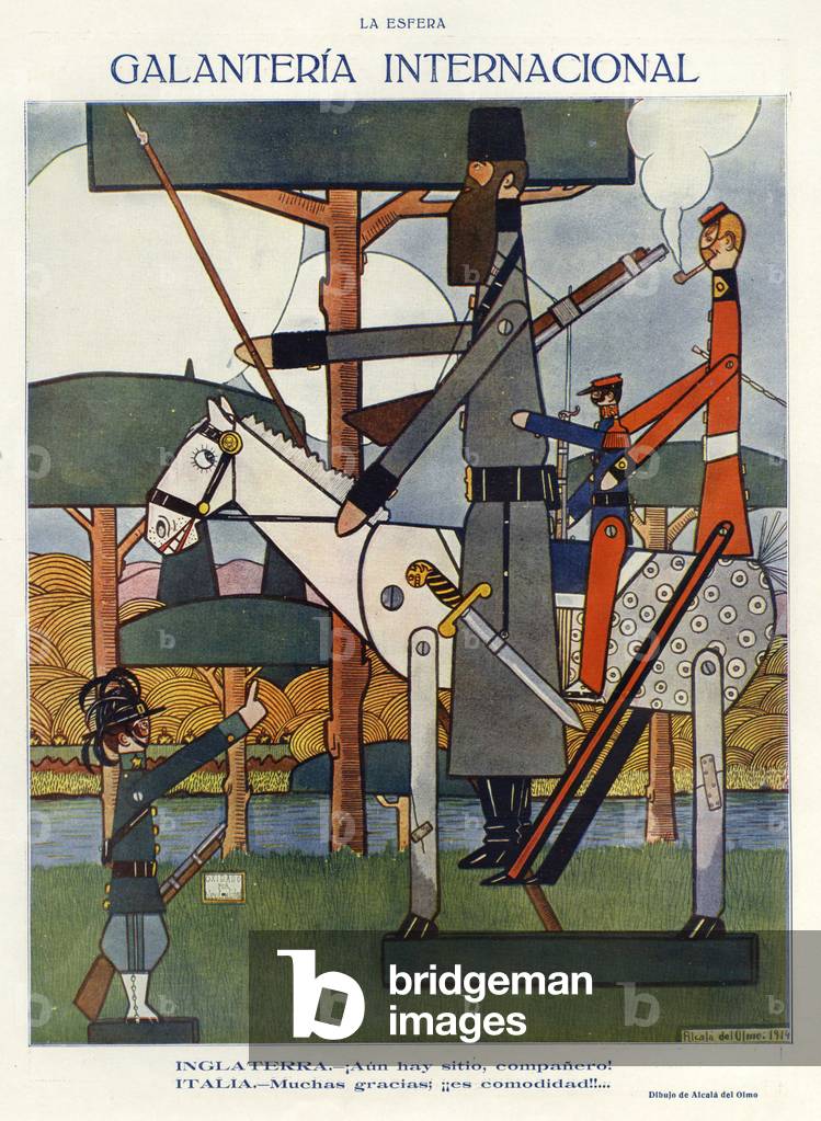 La Esfera, Magazine Plate, Spain, 1910s