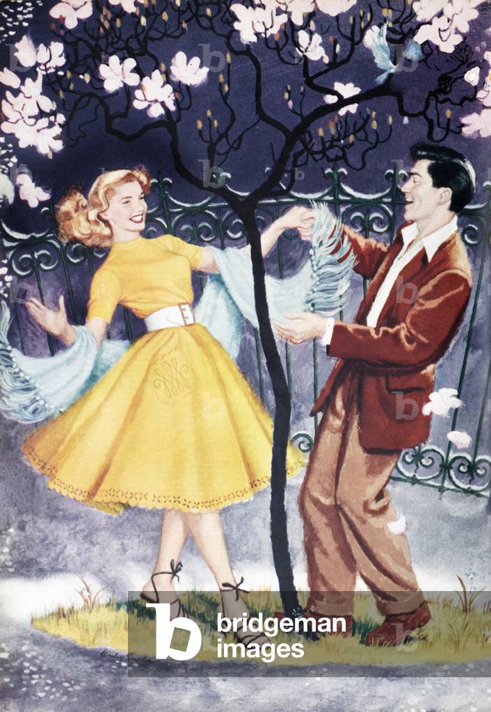 Woman Magazine Plate, UK, 1953
