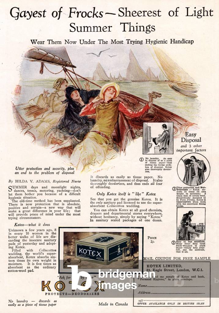 Kotex, 1920s