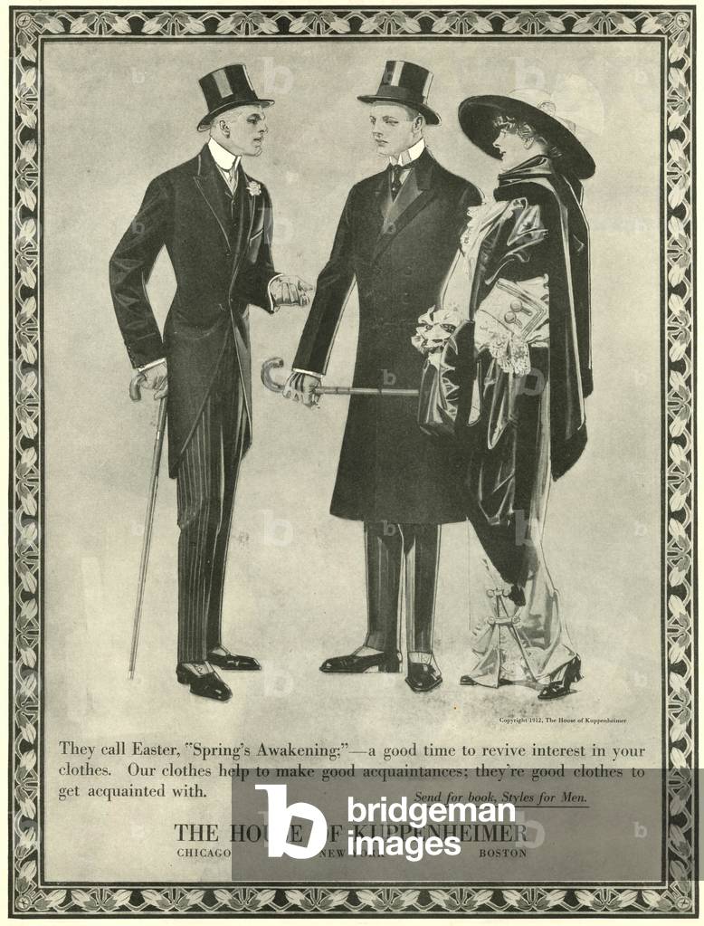 Kuppenheimer Magazine, advert, USA, 1910s