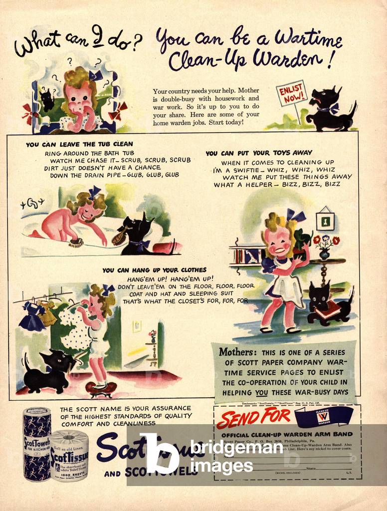 Scot Tissues/ Waldorf, USA, 1940s, (print)