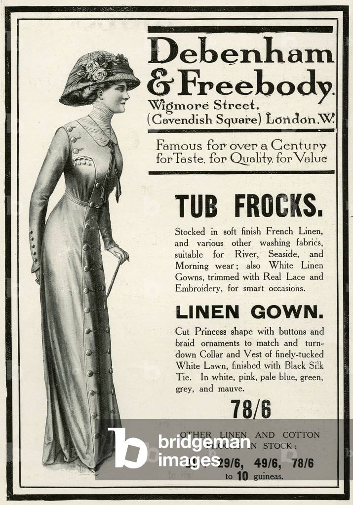 Debenhams Magazine Advert, UK, 1900s