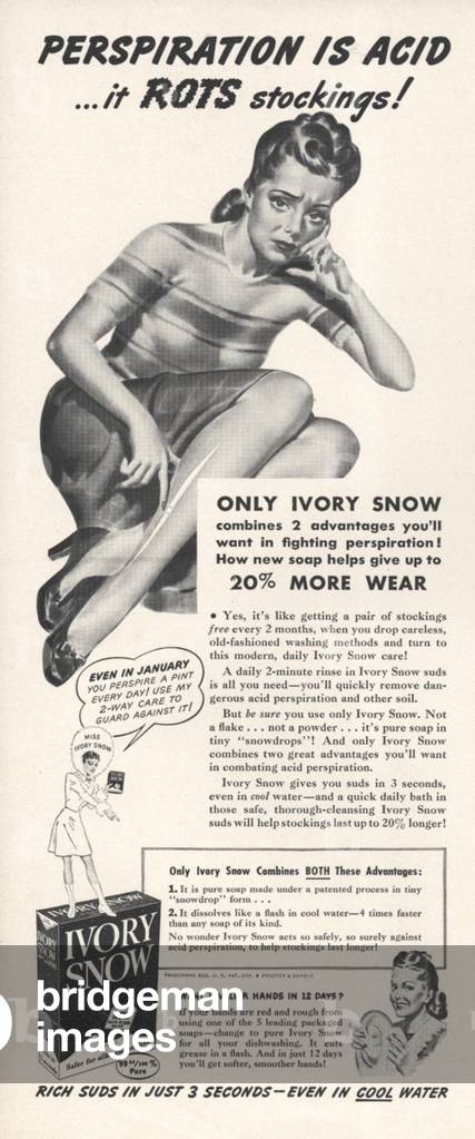 Ivory Snow Magazine, advert, USA, 1940s