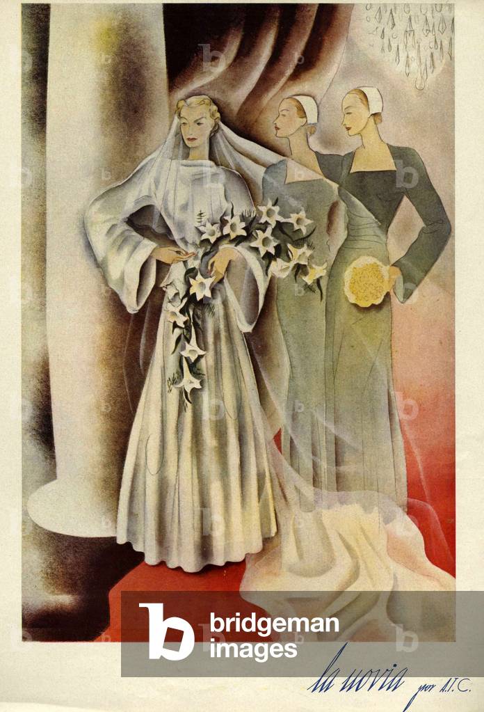 La Movia, Magazine Plate, Spain, 1940s