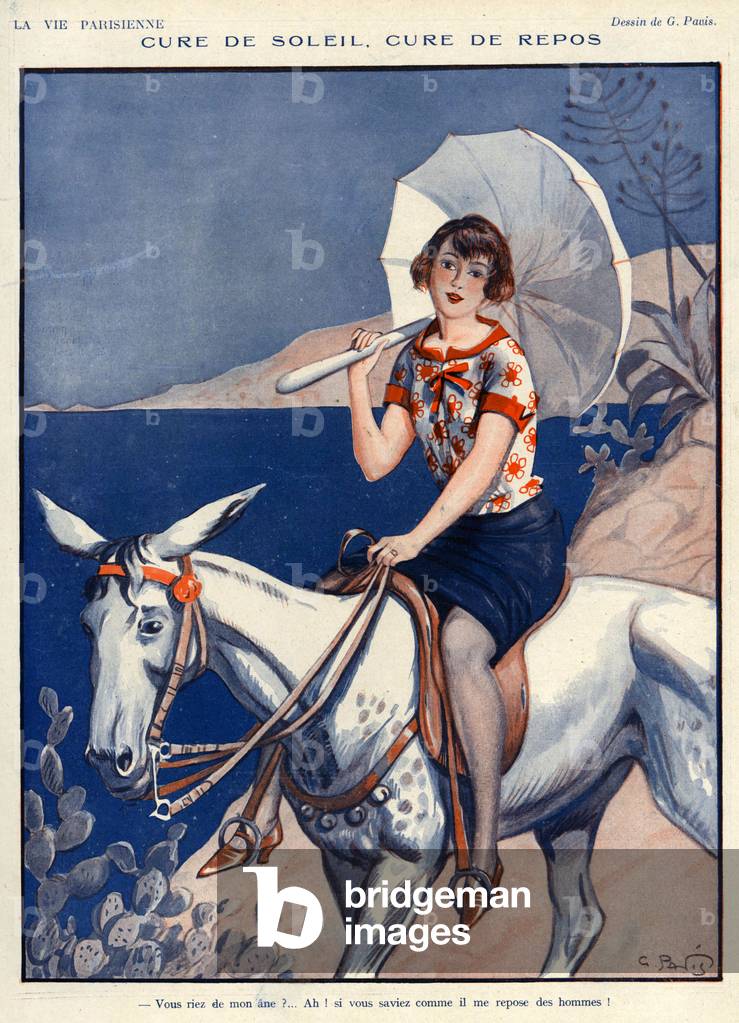 La Vie Parisienne Magazine Plate, France, 1920s (print)