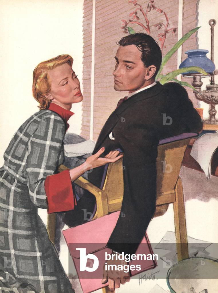 Pleading, Magazine Plate, UK, 1950s