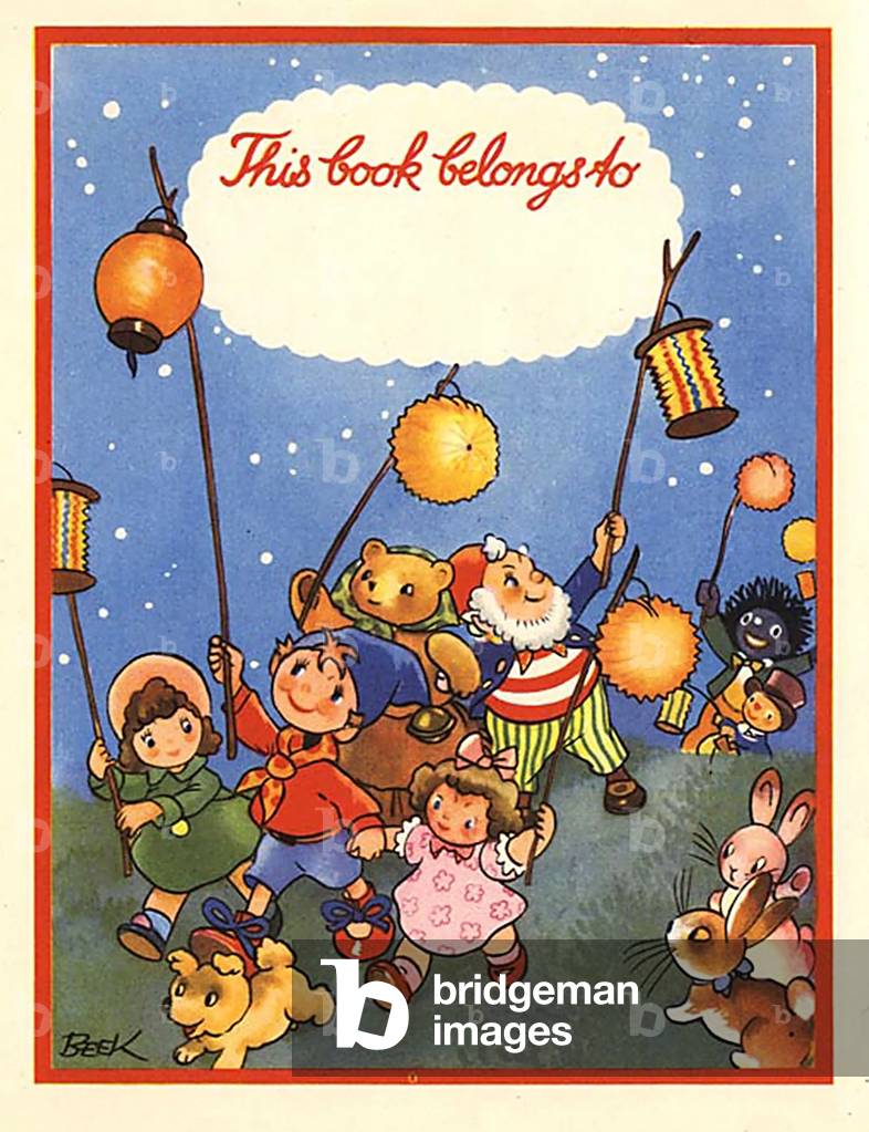 Noddy Book Plate, UK, 1950s