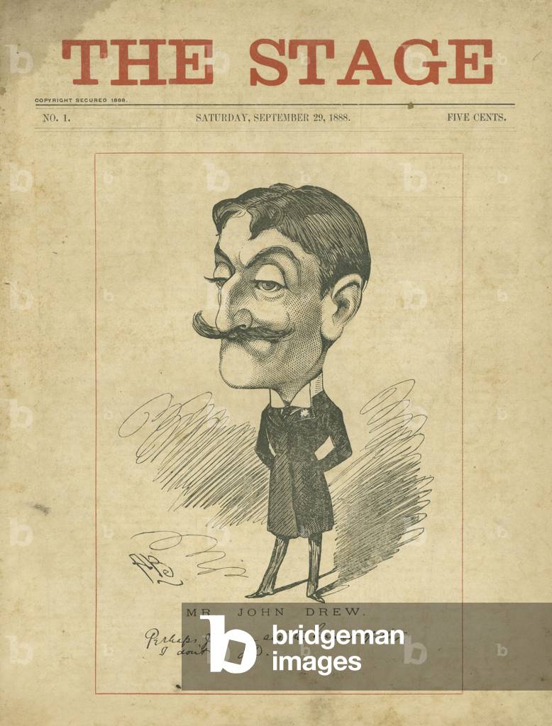 The Stage Magazine Cover, USA, 1880s