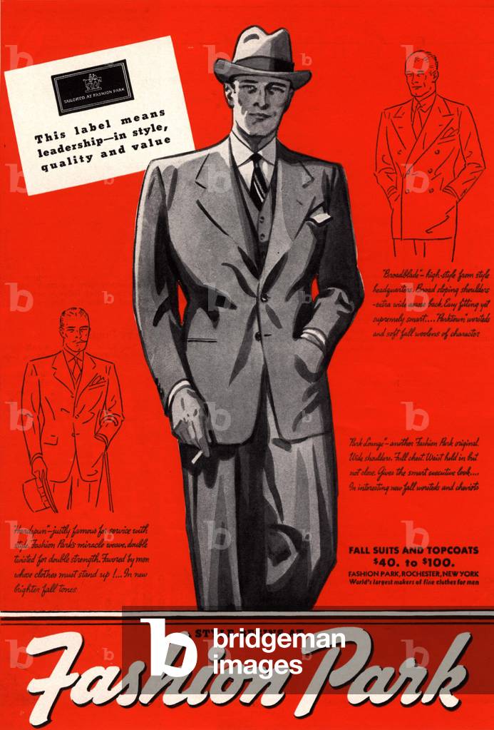 Fashion Park Magazine, advert, USA, 1930s