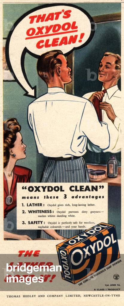 Oxydol Magazine, advert, UK, 1940s