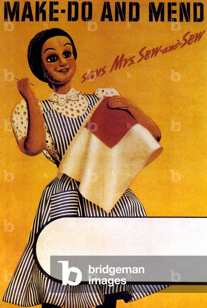 Make Do And Mend Magazine Advert, UK, 1940s