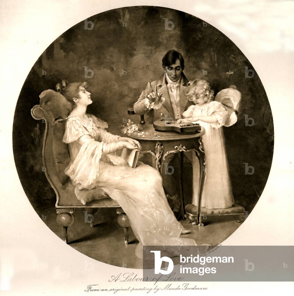 1900s UK Weldons Illustrated Dressmaker Magazine Plate, 1900s