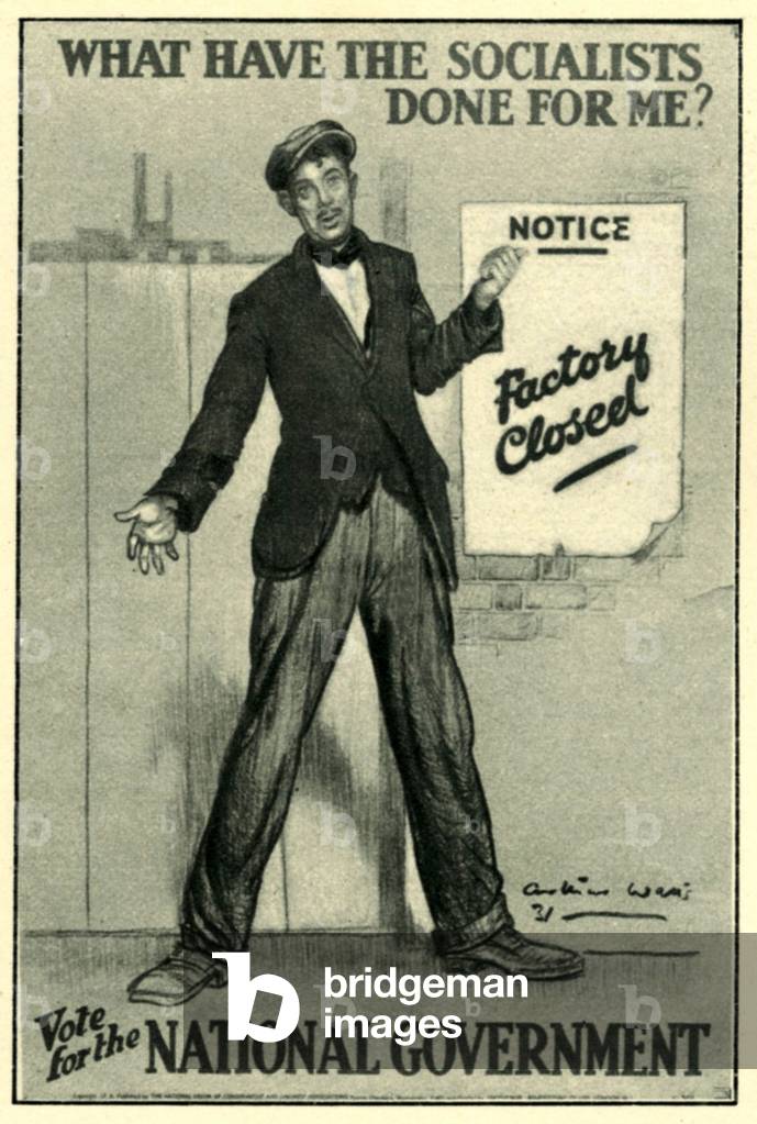 National Government Poster, UK, 1930s