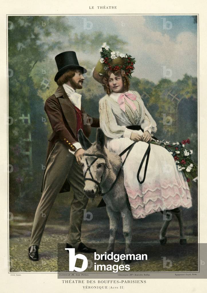 Le Theatre, Magazine Plate, France, 1900s