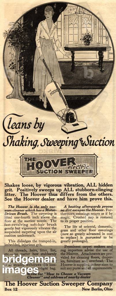 Hoover Magazine, advert, USA, 1910s