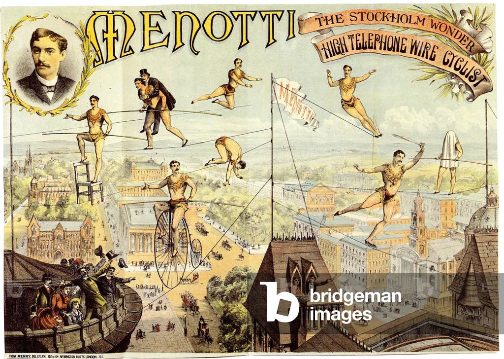 Menotti High Wire Bicycles Magazine, advert, UK, 1840s & Pre