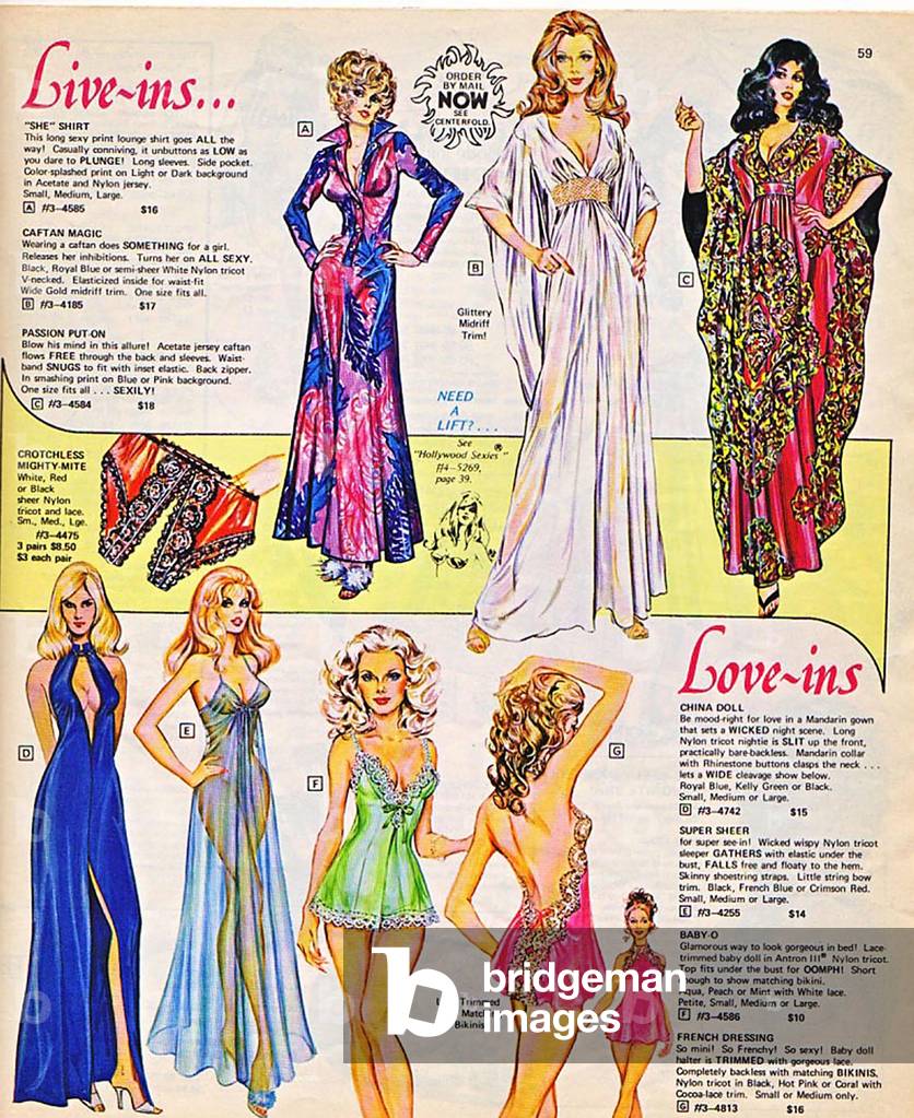 Frederick's of Hollywood Catalogue/ Brochure Plate, USA, 1950s
