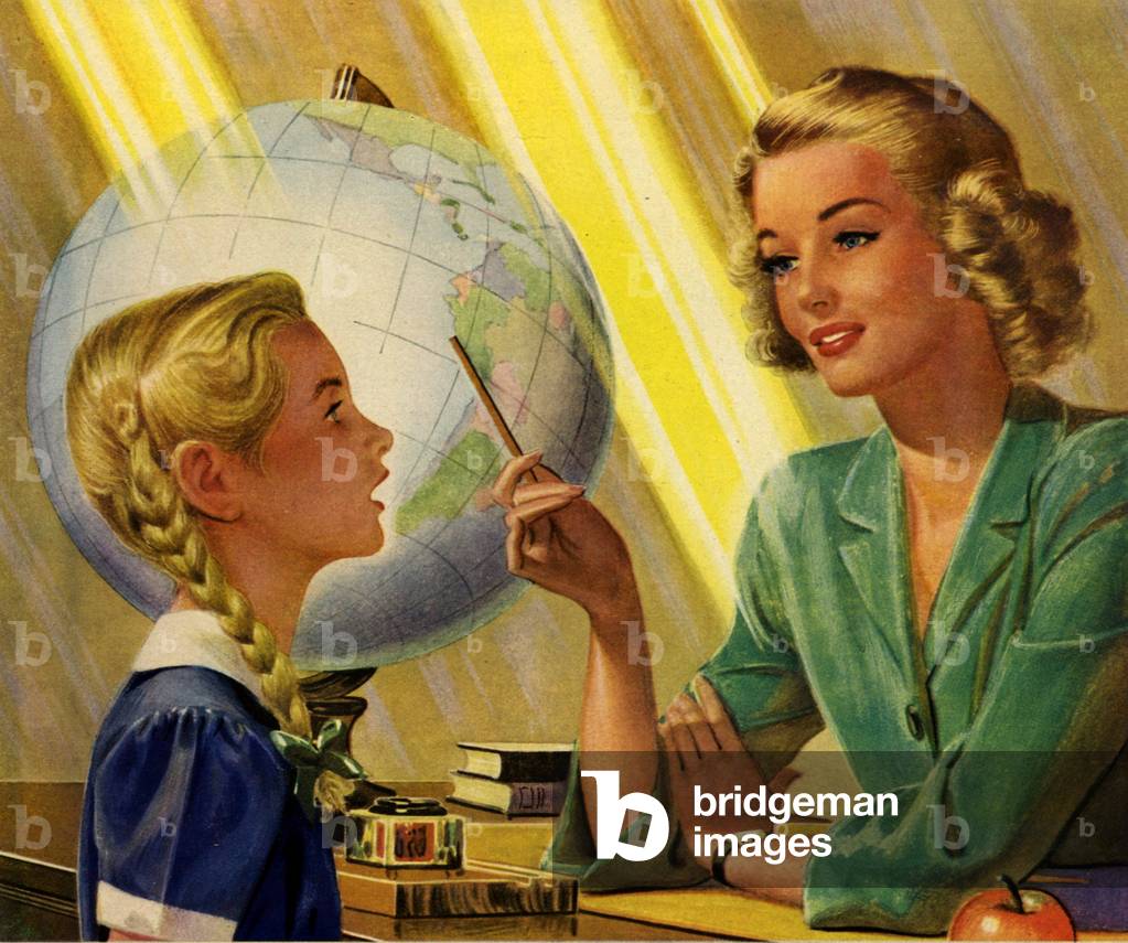 Community Cutlery Magazine Advert (detail), USA, 1940s