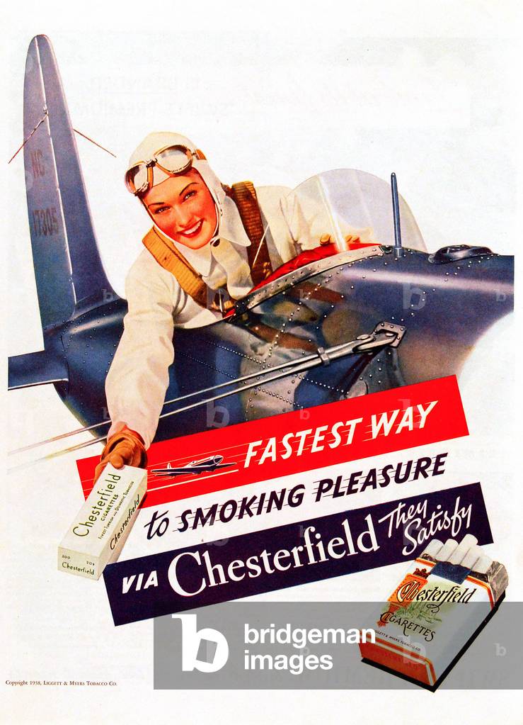 Chesterfield Magazine Advert, USA, 1930s