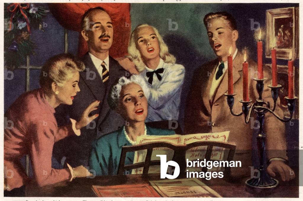 Christmas Magazine, advert (detail), USA, 1950s