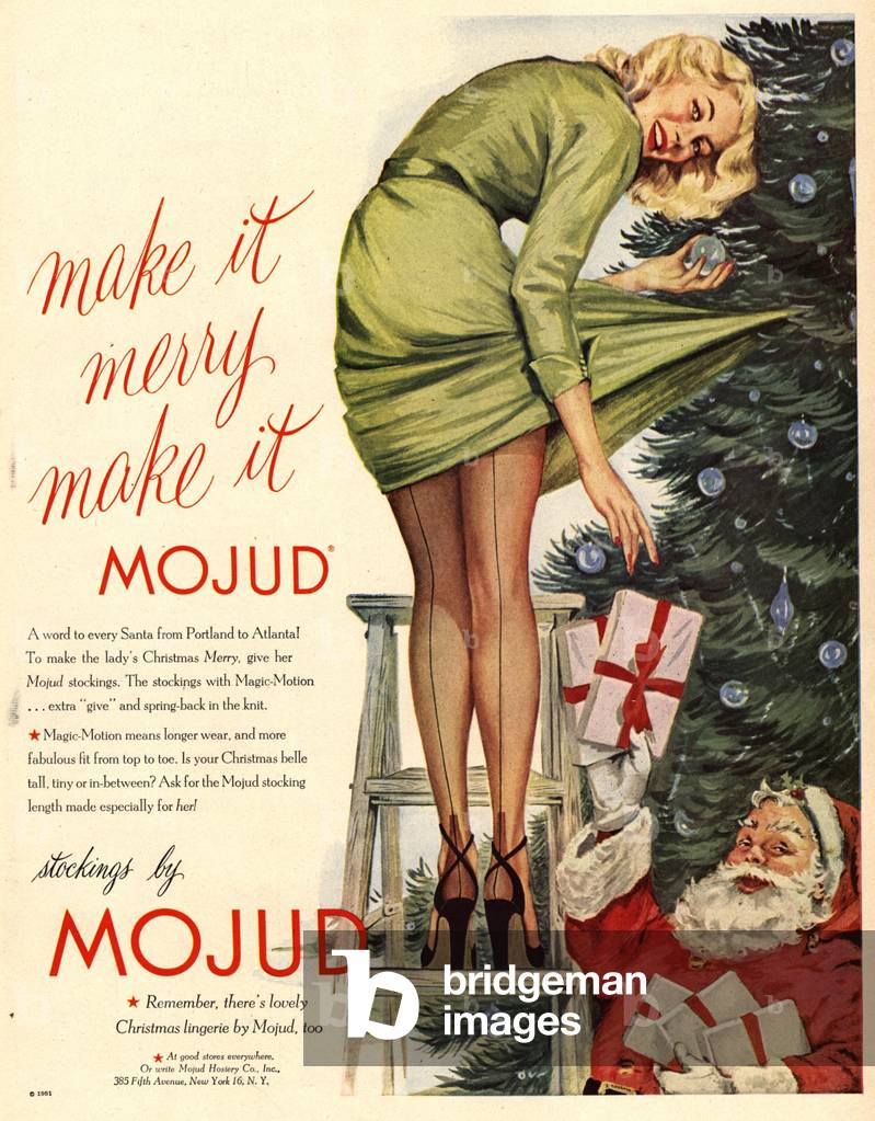 nylons Mojud, 1950s (print)