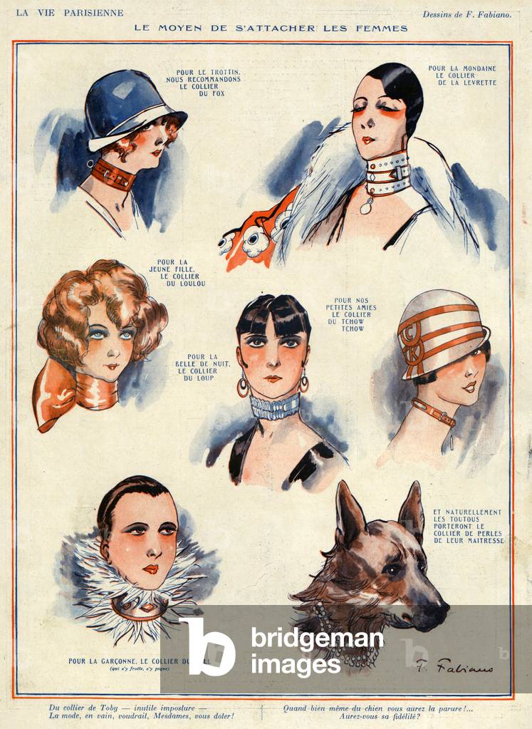 La Vie Parisienne Magazine Plate, France, 1920s (print)