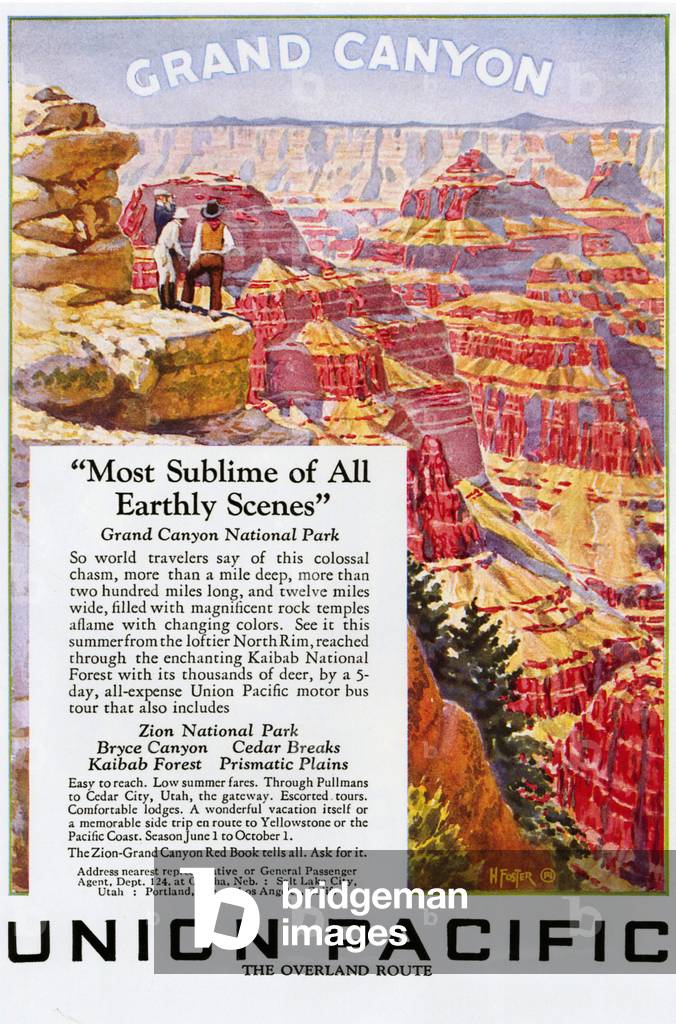 Union Pacific Magazine Advert, USA, 1920s