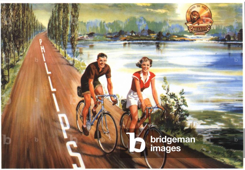 Phillips Bicycles Magazine, advert, UK, 1952 (print)