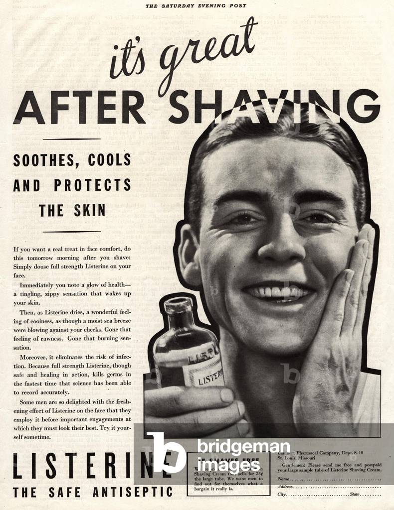 Listerine Magazine, advert, USA, 1930s