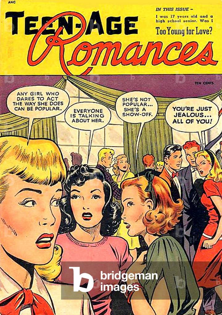 Teen-Age Romances Comic/ Annual Cover, USA, 1950s
