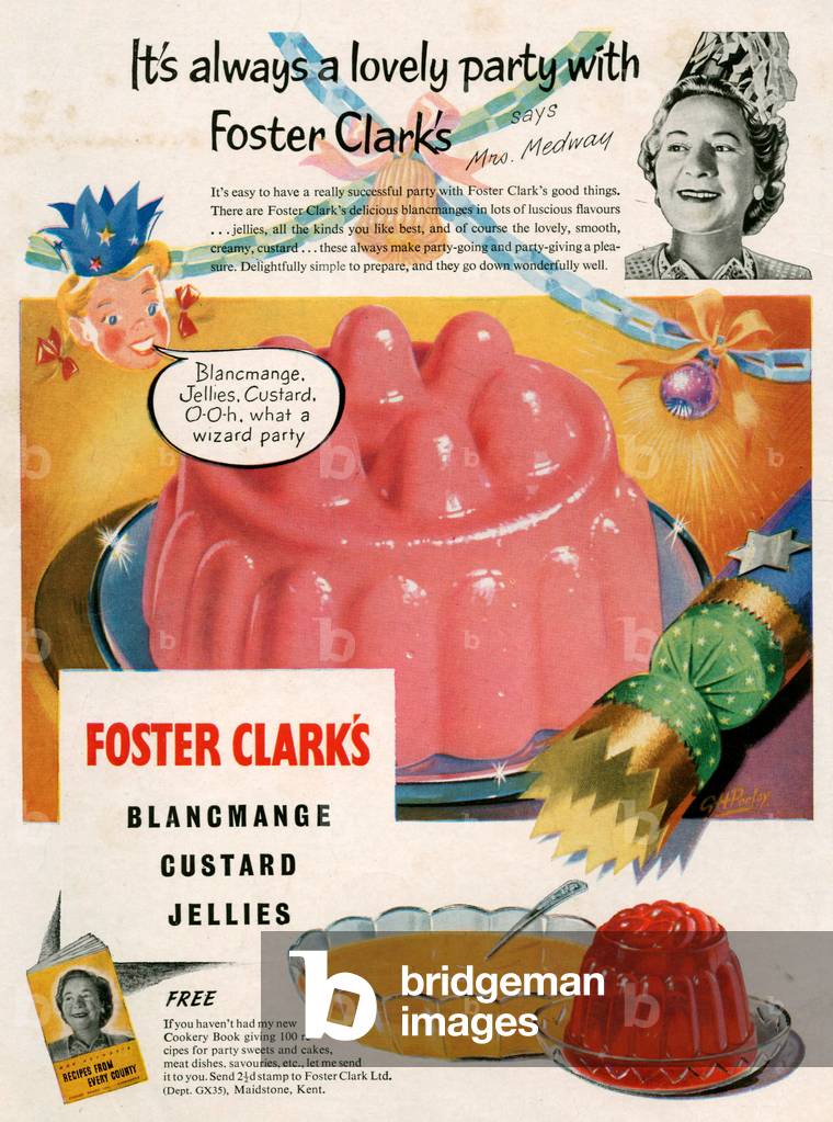 Foster Clark's Magazine Advert, UK, 1950s