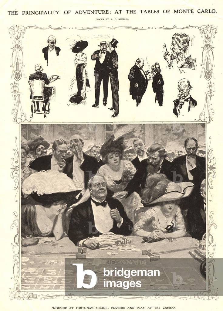 Montecarlo Monte-Carlo Monte Carlo Monaco Magazine Plate, UK, 1840s & Pre