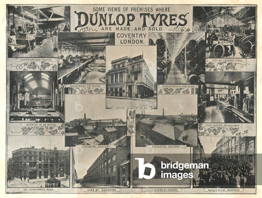 Dunlop Magazine, advert, UK, 1900s