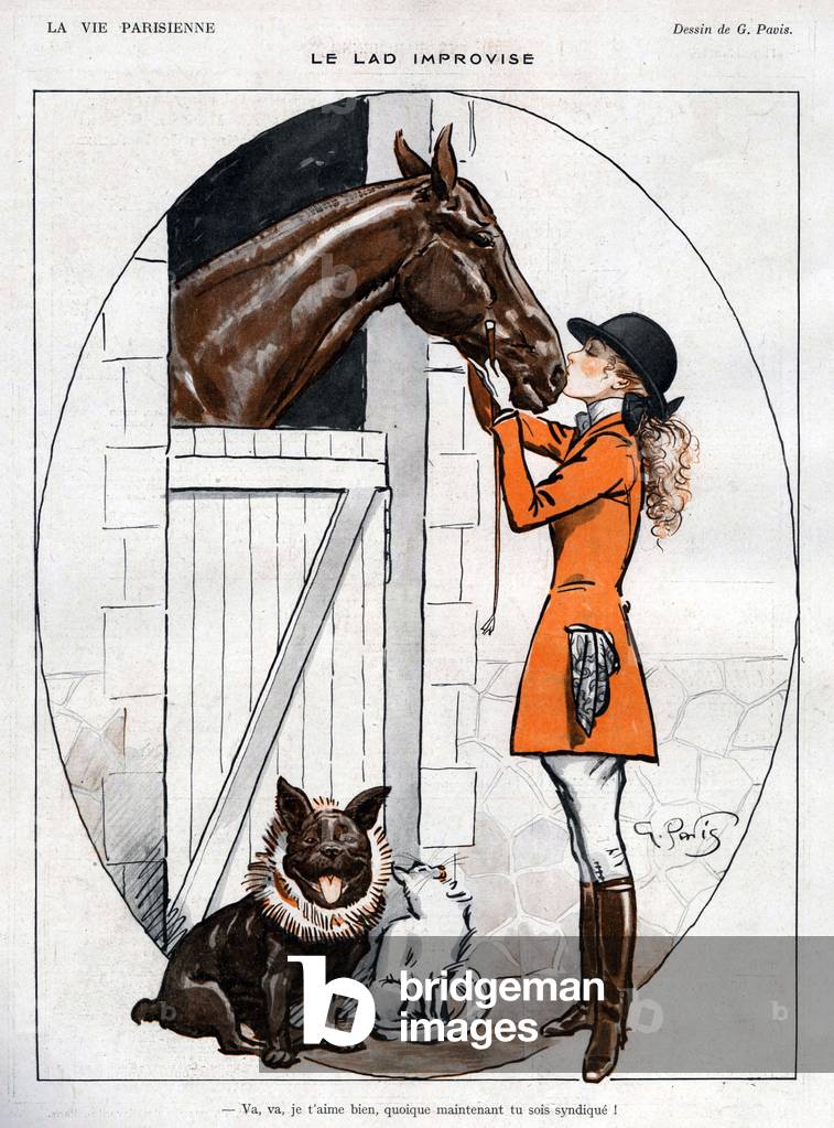 La Vie Parisienne Magazine Plate, France, 1910s (print)