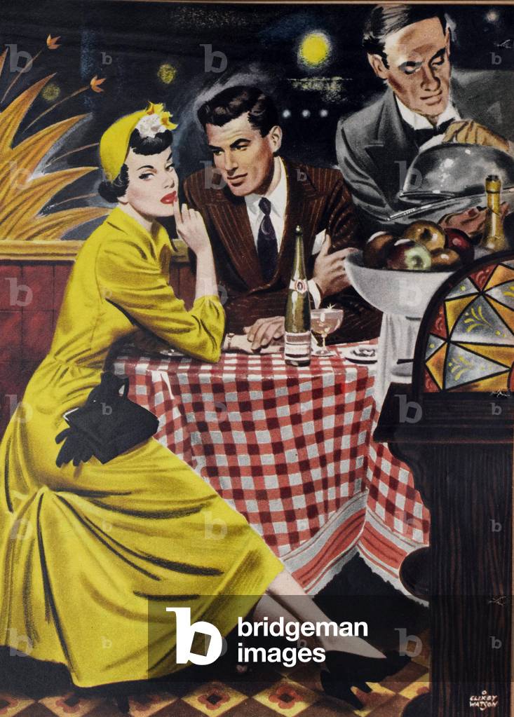 Woman Magazine Plate, UK, 1950