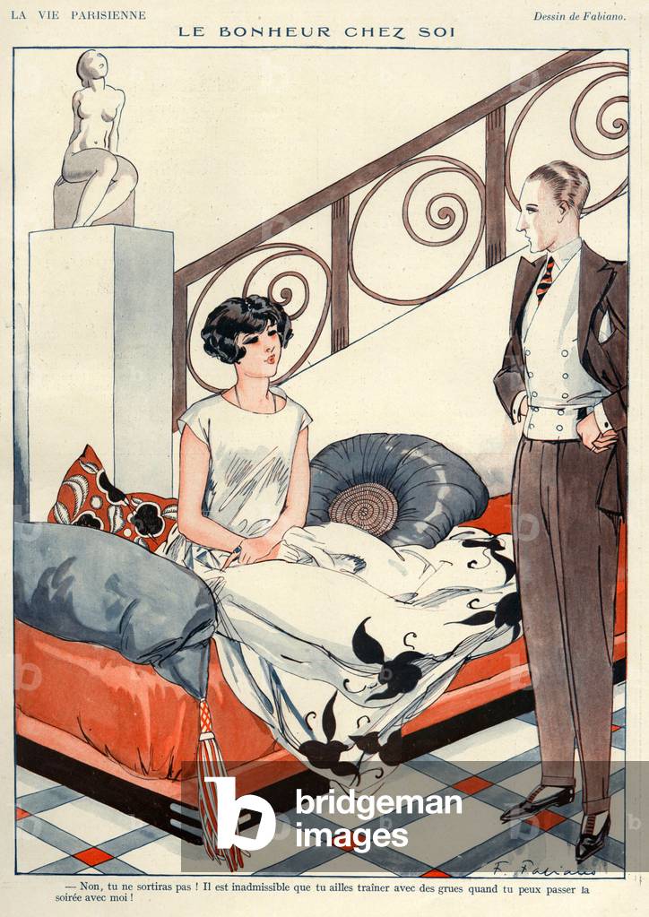 La Vie Parisienne Magazine Plate, France, 1920s (print)