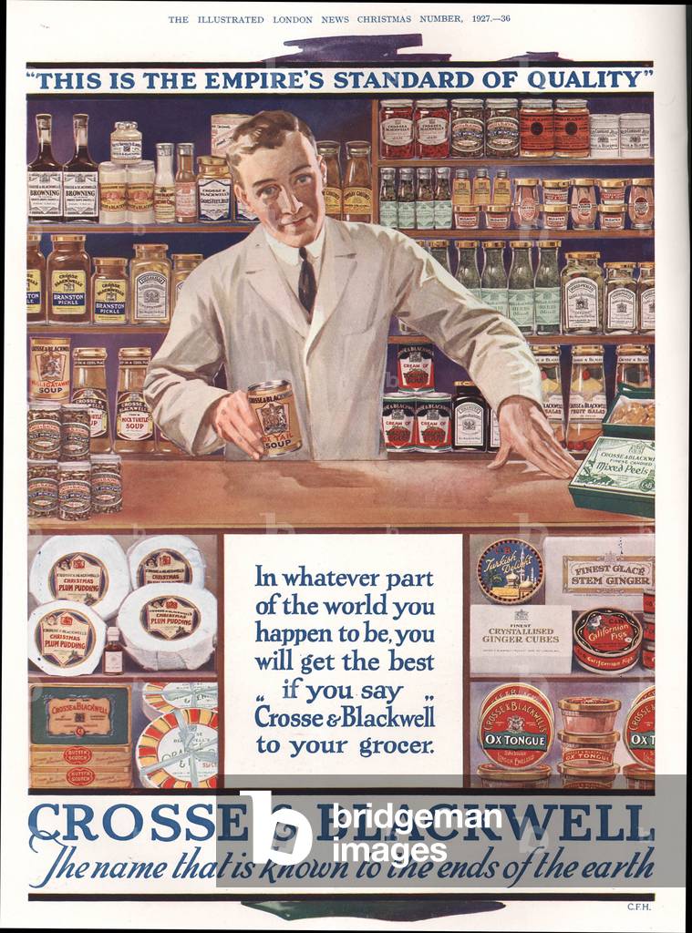 Crosse and Blackwell Magazine, advert, UK, 1920s