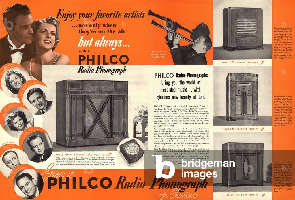 Philco Magazine, advert, USA, 1930s