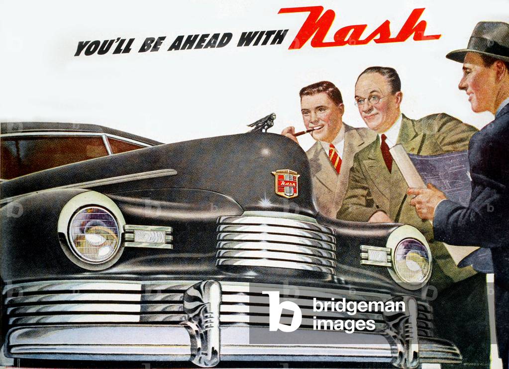 Nash Magazine Advert (detail), USA, 1940s