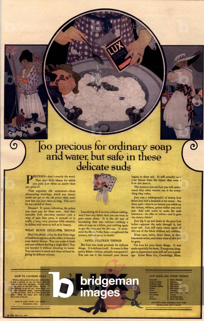 Lux Magazine, advert, USA, 1910s