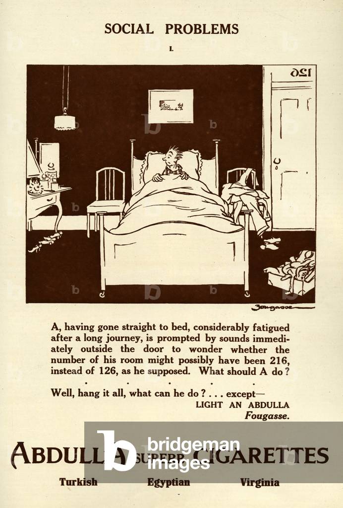 Abdulla Magazine Advert, UK, 1920s