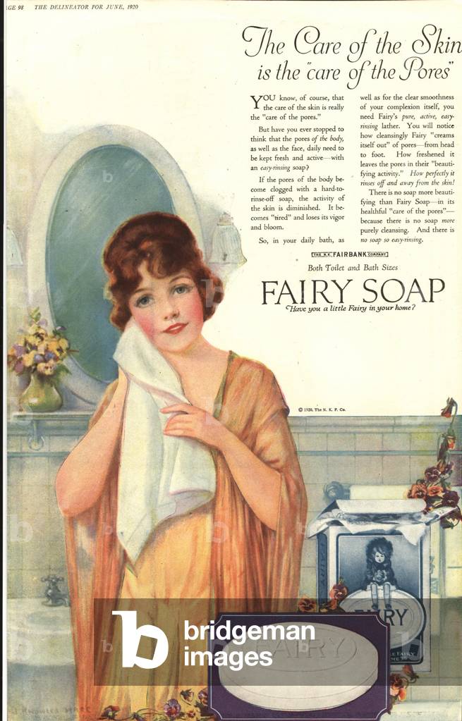 Fairy advertising, 1920s, usa (print)