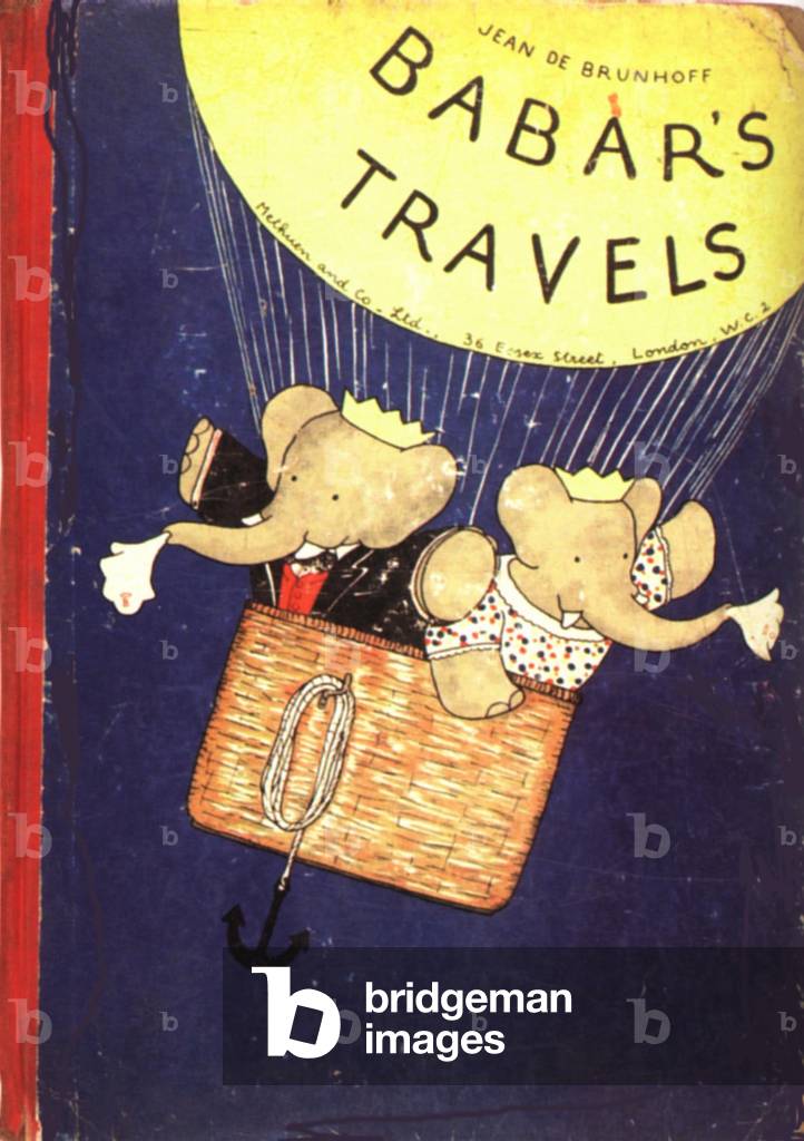 Babar's Travels by Jean de Brunhoff, 1950s (print)