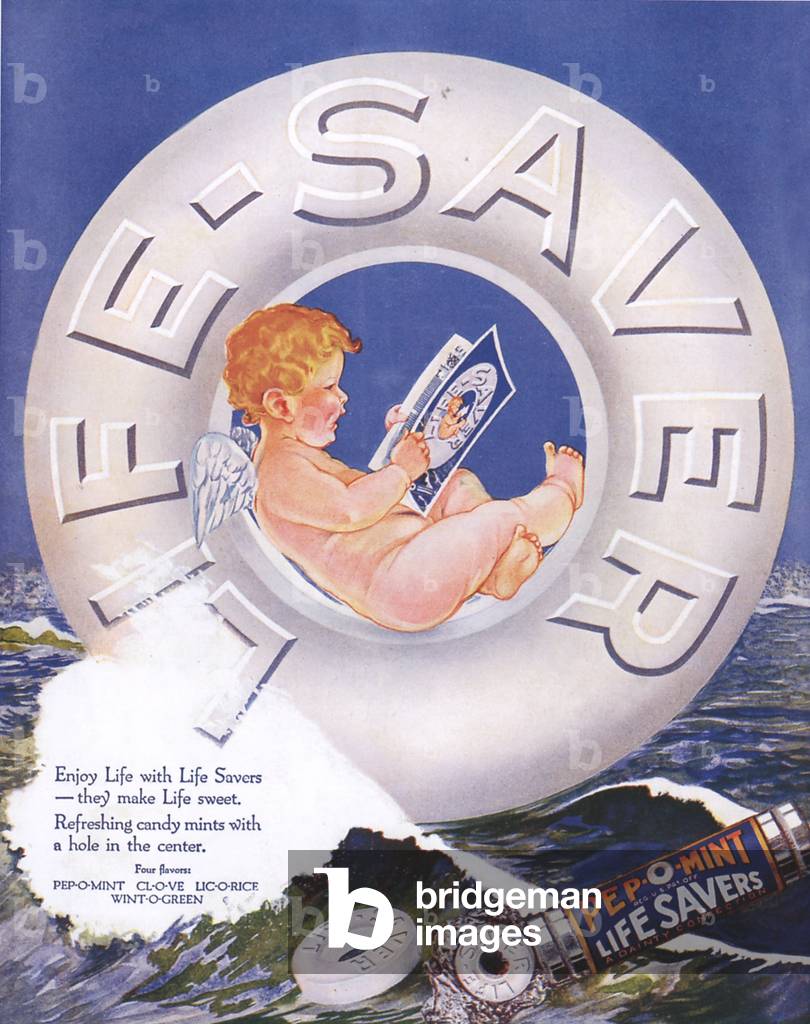 Life-Saver Magazine, advert, USA, 1910s