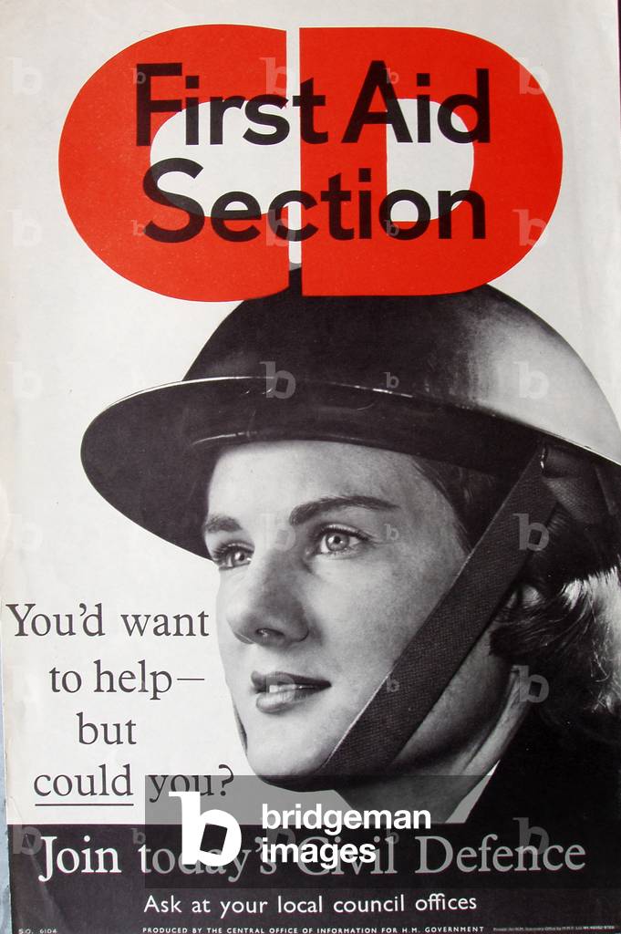 Civil Defence Poster, UK, 1940s