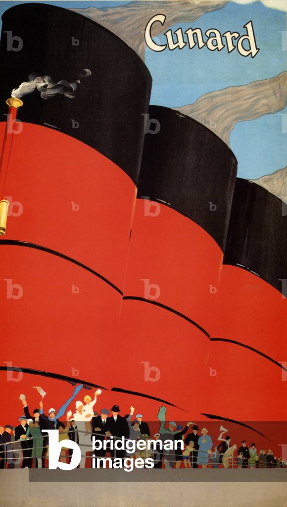 1920s UK Cunard Poster, 1920s